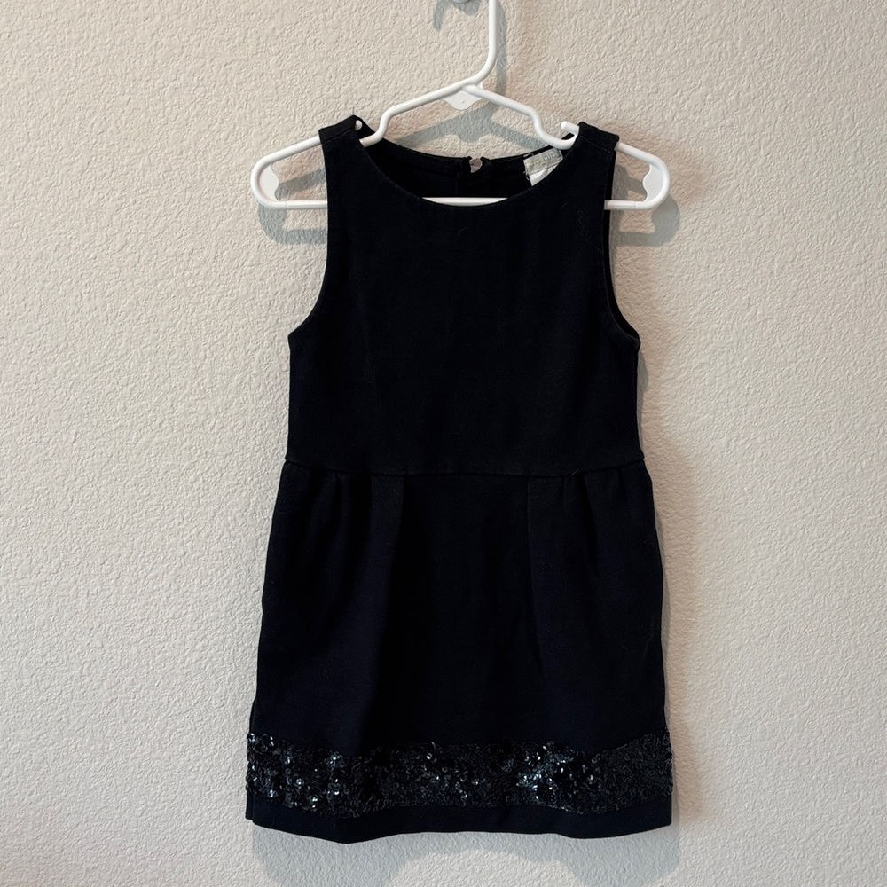 Crewcuts Girls Black Sequin Dress